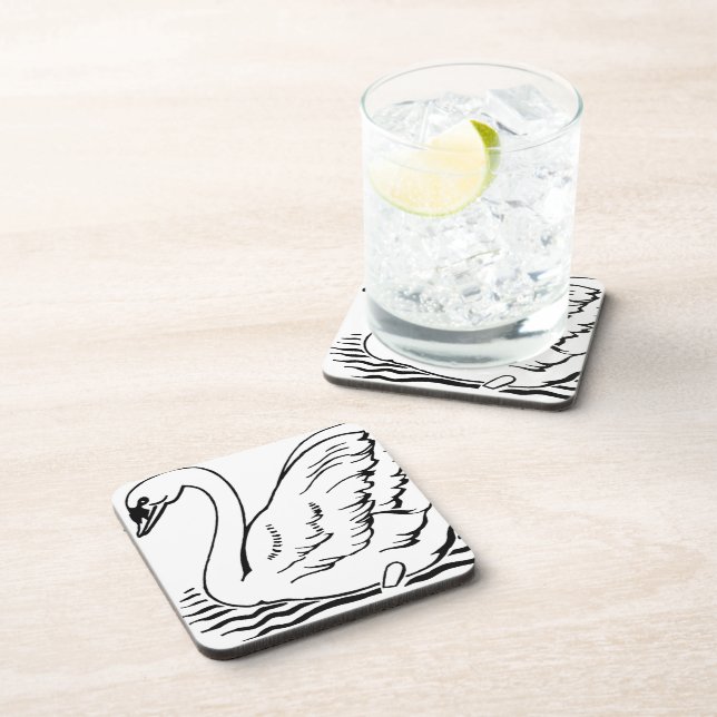 Graceful Swan Coaster (Right Side)
