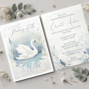 Graceful Swan Invitation
