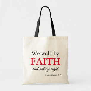 Graceful Walk By Faith Tote Bag