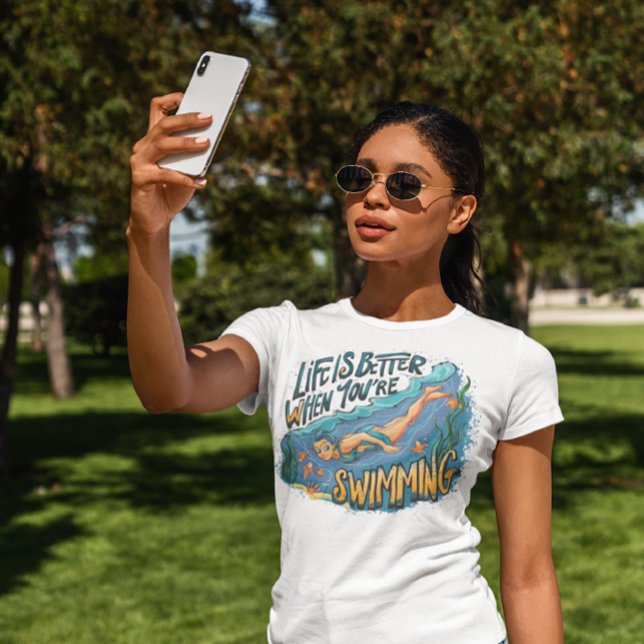 Graceful Water Dance better when you're swimming T-Shirt (Creator Uploaded)