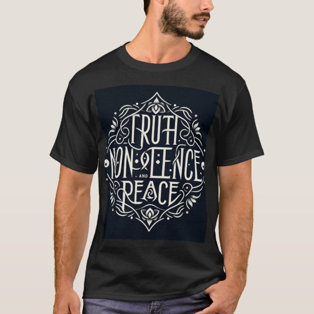 Graceful Words of Virtue" T-Shirt (Front)