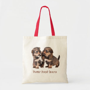 Graceful Yorkshire Puppies Tote Bag