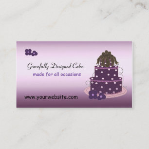 Gracefully Designed Cakes Business Card