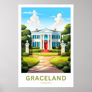 Graceland Tennessee Islands Travel Print