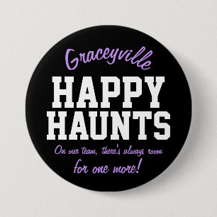Graceyville Happy Haunts 7.5 Cm Round Badge