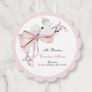 Gracias Bautizo Niña Favour Tags