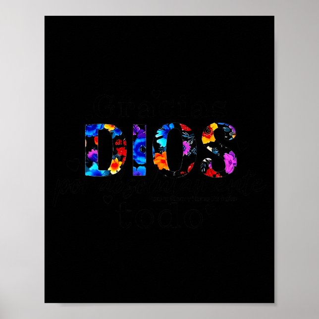Gracias Dios R Absolutamente Todo  Poster (Front)