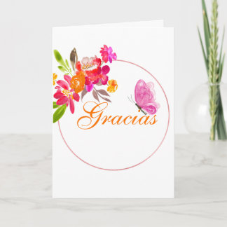 Gracias, Por Ser Como Eres, Spanish Thank You Note Invitation