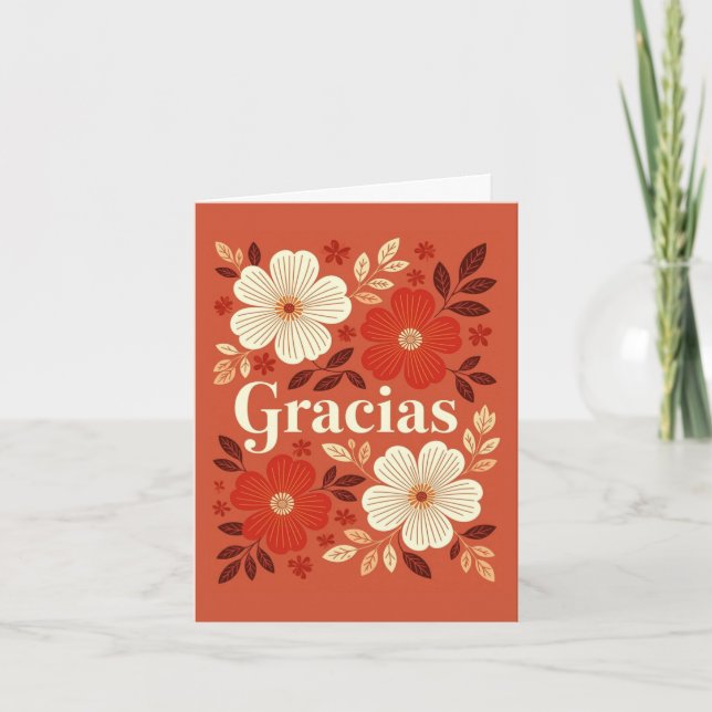 Gracias Thank You Card (Front)