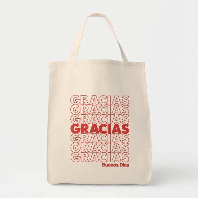 Gracias Tote Bag (Front)