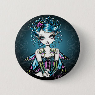 Gracie Gothic Couture Fairy 6 Cm Round Badge