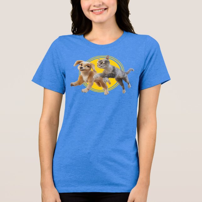 Gracie & Pedro Unleashed Tri-Blend Shirt (Front)