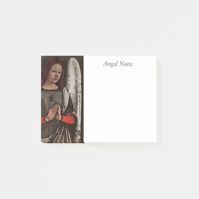 Gracious Angel Folded Hands Post-it Notes (Front)