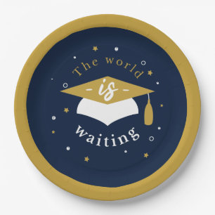 Grad 2022 The Skys The Limit Graduation Party  Paper Plate