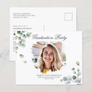 Grad 2024 Eucalyptus Graduation Party Invitation