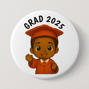 Grad 2025 7.5 cm round badge