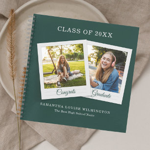 Grad 2025 Photos Graduation Green Guest Book