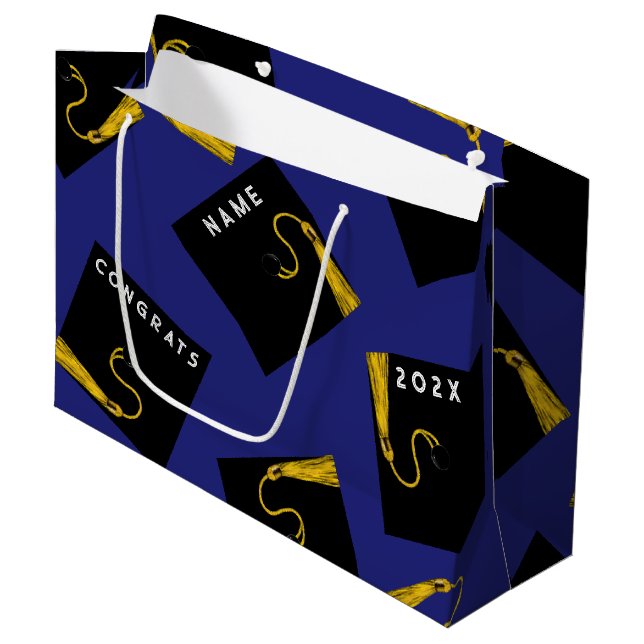 Grad 2026 large gift bag (Front Angled)
