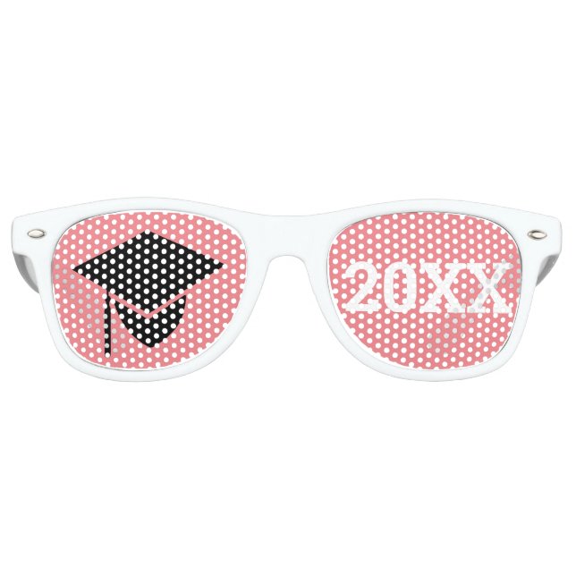 GRAD 20XX Pink Shades / Fun Party Sunglasses (Front)