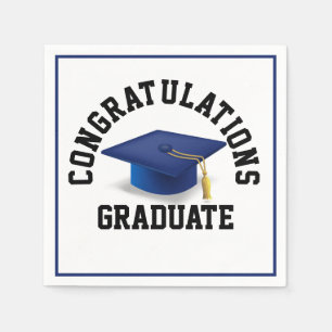 Grad Bash Essentials: Celebrate in Style! Napkin