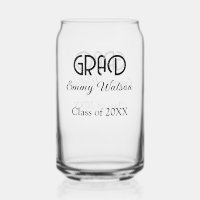 Grad bold letter graduation name class of 20XX sim