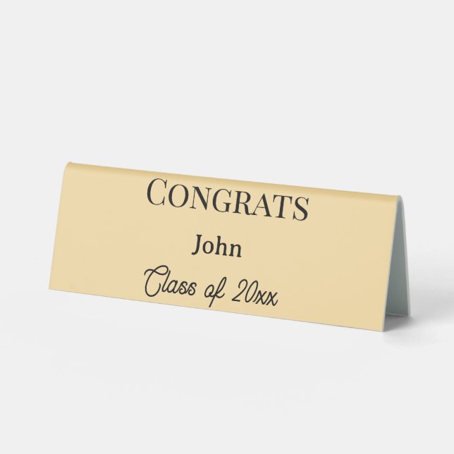 grad boy add name congrats date year text (Front)