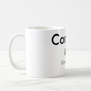 grad boy add name congrats date year text coffee mug