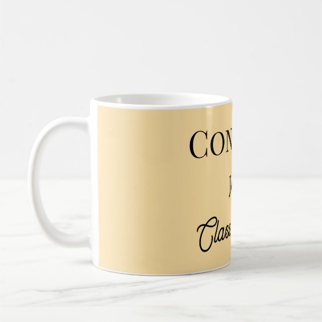 grad boy add name congrats date year text coffee mug (Left)