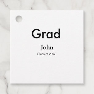 grad boy add name congrats date year text favour tags