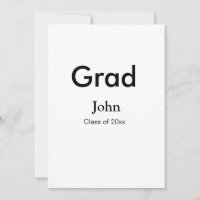 grad boy add name congrats date year text