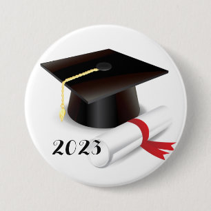 Grad Button Pin