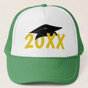 Grad Cap 20XX Graduation Trucker Hat