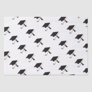Grad Cap and Diploma Graduation Tissue Paper