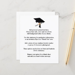 Grad Cap Class of 2025 Graduation Announcement