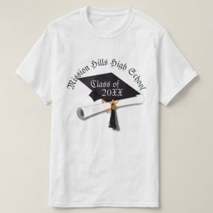 Grad Cap Diploma Graduation T-Shirt