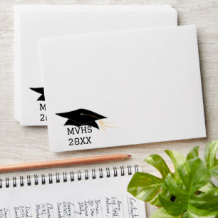 Grad Cap with Tassel Envelope