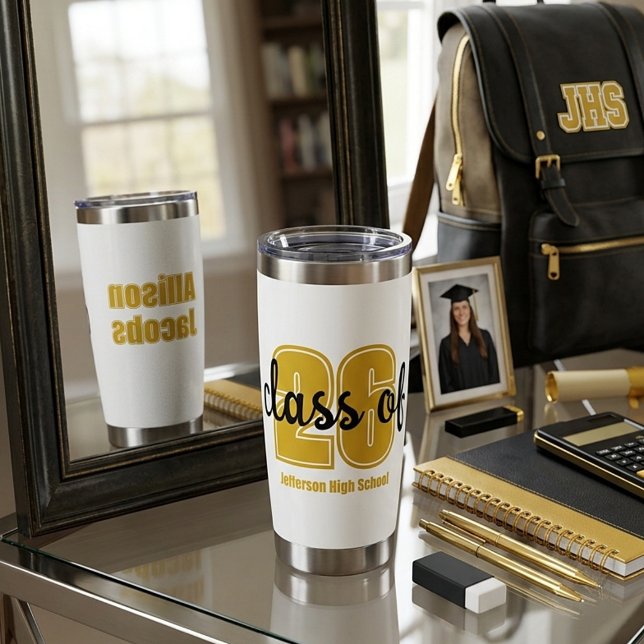Grad class year custom senior   acrylic tumbler (Creator Uploaded)