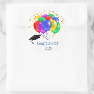 Grad classic round sticker