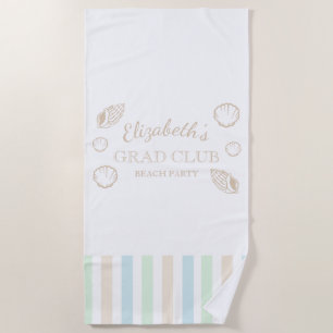 Grad Club Beach Party Towel