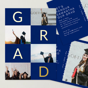 GRAD COLOR BLOCKS MULTI Photo BLUE Gold