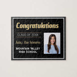 Grad Gift! Custom Graduation Congrats Photo Puzzle