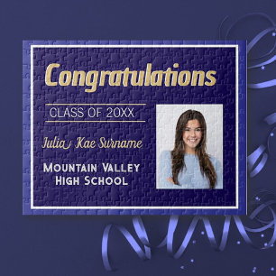 Grad Gift! Custom Graduation Congrats Photo Puzzle