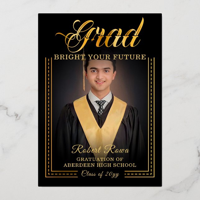 Grad. Golden touch Brighten your future (Front)