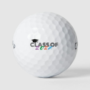 Grad Golf Balls - Class Of Year Personalised