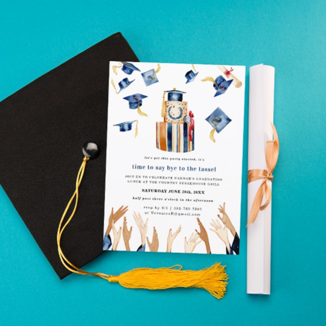 Grad Hats | Graduation Party Invitation (Creator Uploaded)