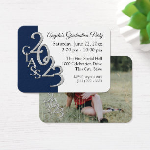 Grad Party Mini Pocket Photo Insert Card 2023