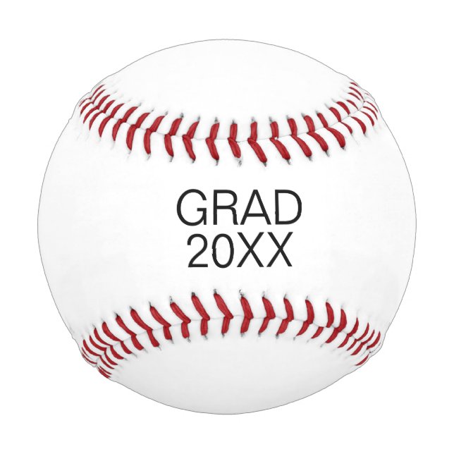 Grad Personalised Graduate Year Baseball (Front)