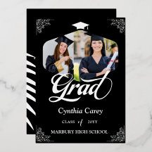 Grad Photo Collage Announcement