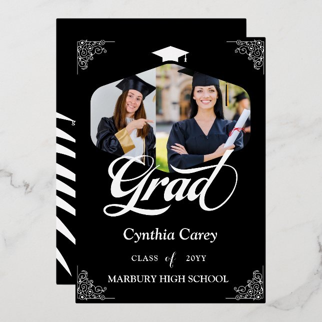 Grad Photo Collage Announcement (Front/Back)