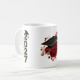 Grad Red Roses Coffee Mug